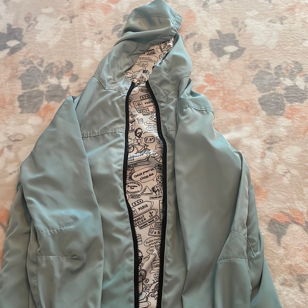 Blue windbreaker